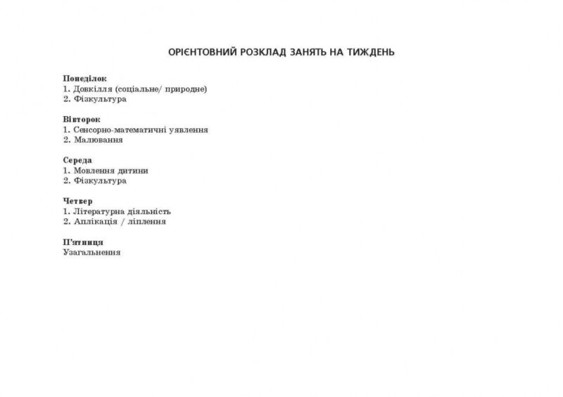 Планування освітньо-виховної роботи з дітьми молодшого дошкільного віку за програмою "Українське дошкілля" (Укр) Мандрівець (9789669442642) (498239) - Зображення 6