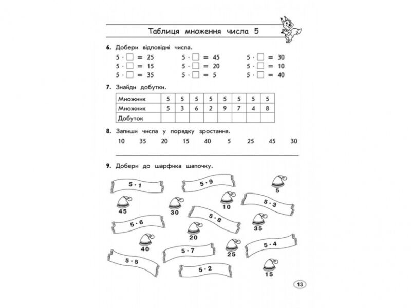 Тренажер з математики. Таблиця множення 2 клас АССА (9786177312399) (409516) - Зображення 4