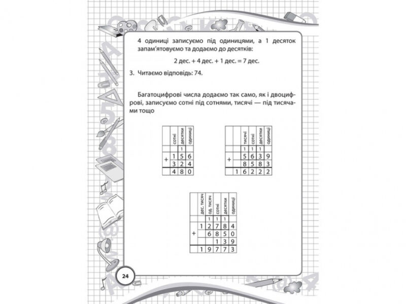 Довідник молодшого школяра. Математика 1-4 клас (Укр) АССА (9786177312276) (287299) - Зображення 4