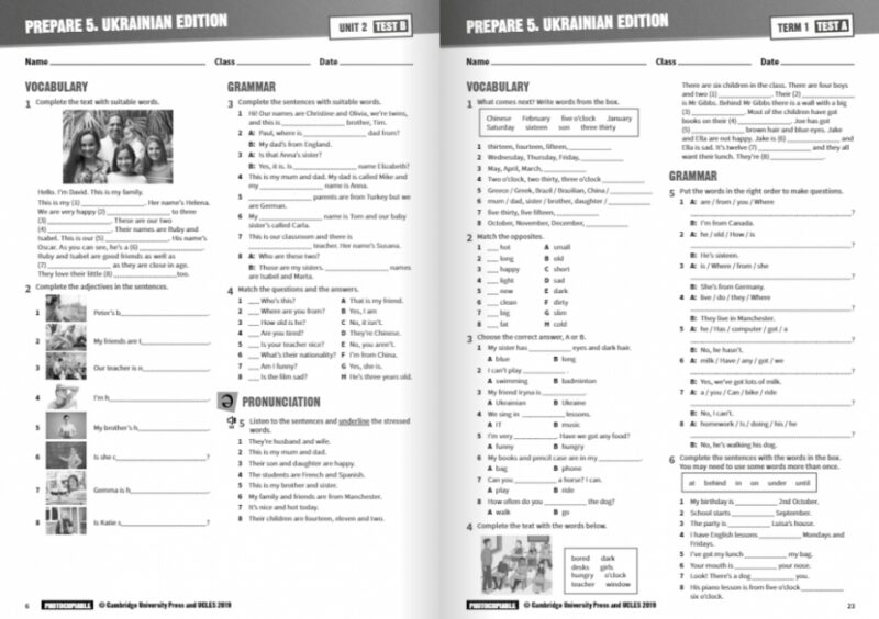Англійська мова 5 клас. Prepare. Test book. Збірник тестів НУШ (Англ) Лінгвіст (9786178002787) (481934) - Зображення 4