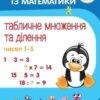 Тренажер із математики. Табличне множення та ділення чисел 1 - 5 (Укр) ПЕТ (9789669252159) (455113)