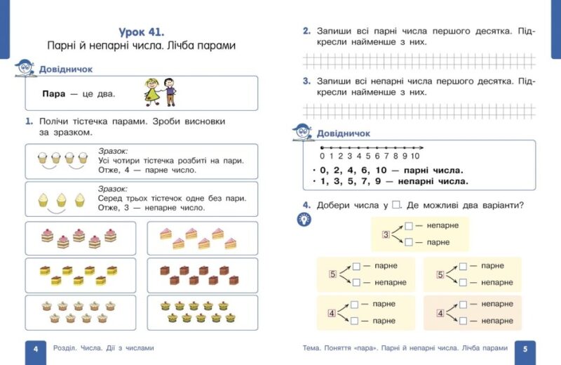 НУШ Математика 1 клас. Навчальний посібник. Гісь, Філяк. Частина 2 (з 3-х частин) (Укр) Ранок (9786170982711) (495283) - Зображення 6