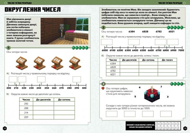 MINECRAFT Математика. Офіційний посібник. 8-9 років. Ден Ліпскомб, Лайза Боуві (Укр) Артбукс (9786175230213) (515949) - Зображення 5