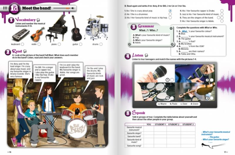 Англійська мова 5 клас. Full Blast Plus for Ukraine. Student's Book HB. Мітчелл (Англ) Лінгвіст (9786178290238) (517216) - Зображення 9