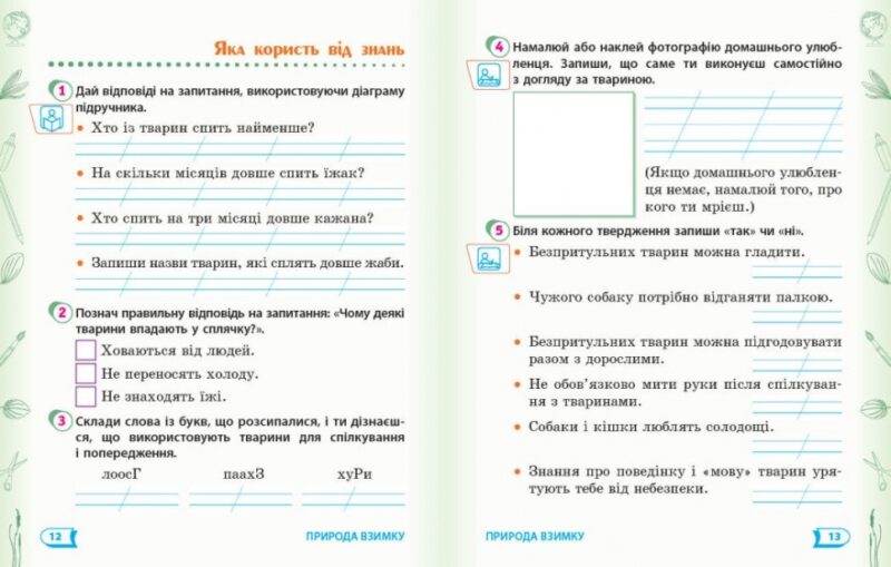 НУШ Я досліджую світ 2 клас. Робочий зошит. До підручника Гільберг, Тарнавська, Павич. Частина 2 (з 2-х частин) 2024 (Укр) Ранок (9786170956897) (521080) - Зображення 4
