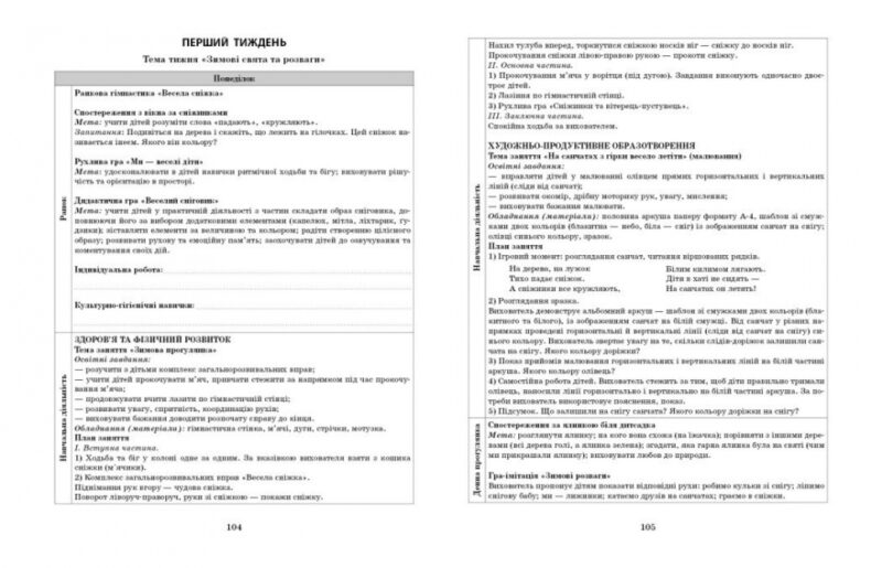 Розгорнутий календарний план. Зима. Ранній вік. Ванжа С.М., Христоєва Т.М. (Укр) Ранок (9786170975096) (522845) - Зображення 6