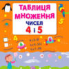 Таблиця множення чисел 4 і 5 (Укр) АРТ НШ11202У (9786177459018) (267697)