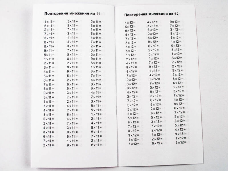 Найшвидший спосіб вивчити. Таблицю множення Зірка 66436 (9789663150444) (286152) - Зображення 8