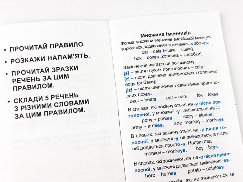 Найшвидший спосіб вивчити. Правила англійської мови Зірка 104839 (9786176341123) (298297) - Зображення 4