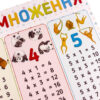 Плакат Таблиця множення А2 Зірка 120500 (2000001205006) (346813) - Зображення 4