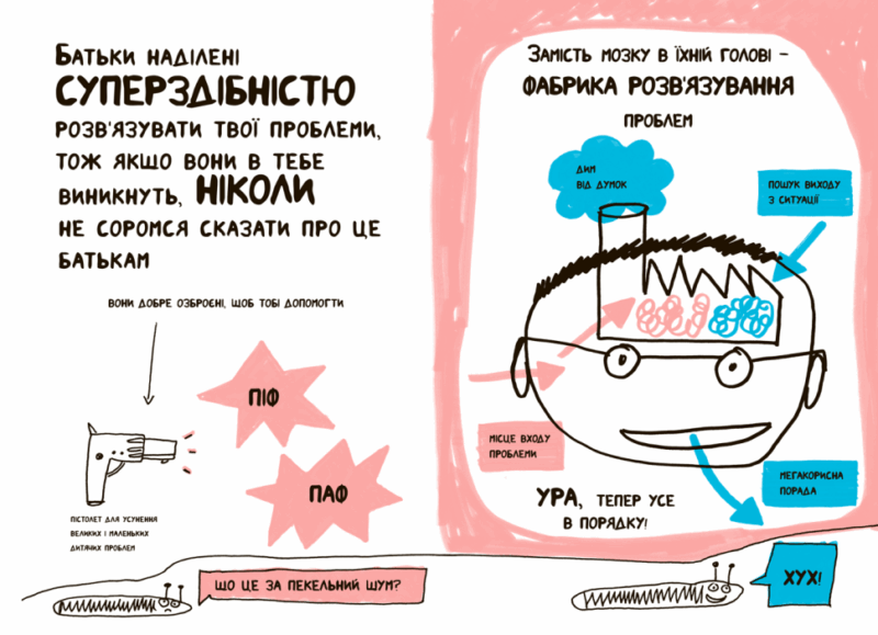 Книжка, яка нарешті пояснить тобі геть усе про батьків (чому вони змушують тебе їсти овочі й таке інше) (Укр) Артбукс (9786177395996) (341664) - Зображення 3