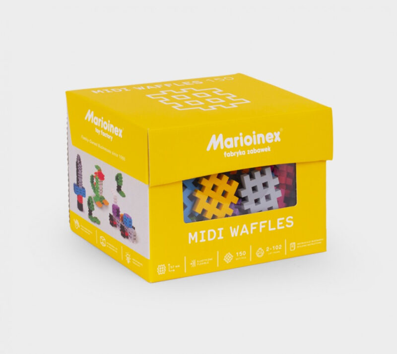 Конструктор MIDI WAFFLE (150 деталей) Marioinex (5903033903582) (439001) - Зображення 10