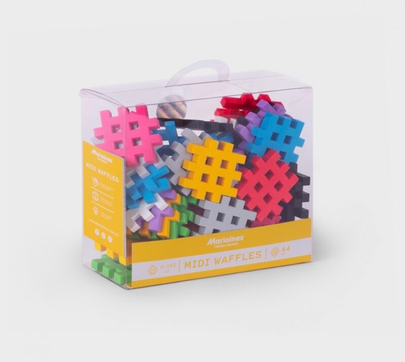 Конструктор MIDI WAFFLE (44 деталі) Marioinex (5903033903704) (439003) - Зображення 6