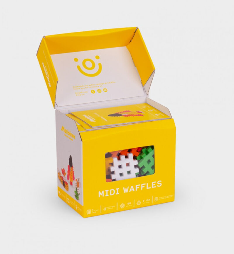 Конструктор MIDI WAFFLE (90 деталей) Marioinex (5903033903643) (439002) - Зображення 7