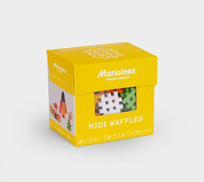 Конструктор MIDI WAFFLE (90 деталей) Marioinex (5903033903643) (439002) - Зображення 8
