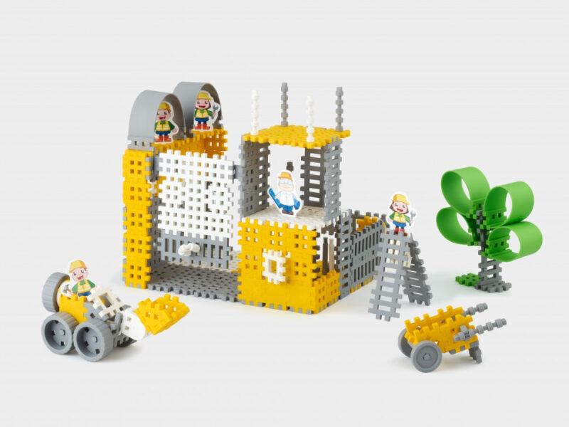 Конструктор MINI WAFFLE "BUILDER" БУДІВЕЛЬНИК (144 деталі) Marioinex (5903033902592) (438978) - Зображення 5