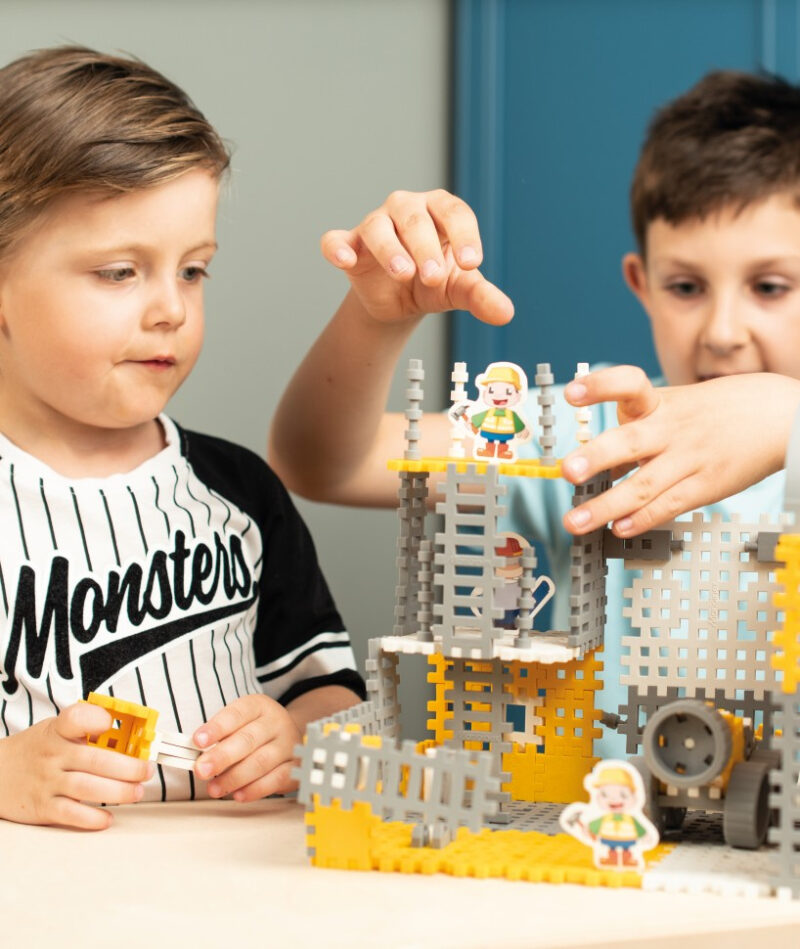 Конструктор MINI WAFFLE "BUILDER" БУДІВЕЛЬНИК (144 деталі) Marioinex (5903033902592) (438978) - Зображення 7