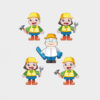Конструктор MINI WAFFLE "BUILDER" БУДІВЕЛЬНИК (144 деталі) Marioinex (5903033902592) (438978) - Зображення 8