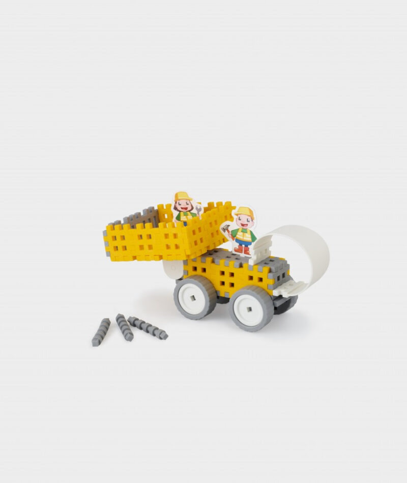 Конструктор MINI WAFFLE "BUILDER" БУДІВЕЛЬНИК (42 деталі) Marioinex (5903033902578) (438976) - Зображення 6