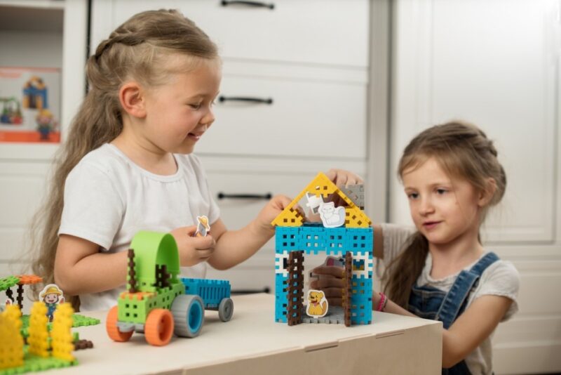 Конструктор MINI WAFFLE "FARMER" ФЕРМЕР (184 деталі) Marioinex (5903033902561) (438975) - Зображення 5