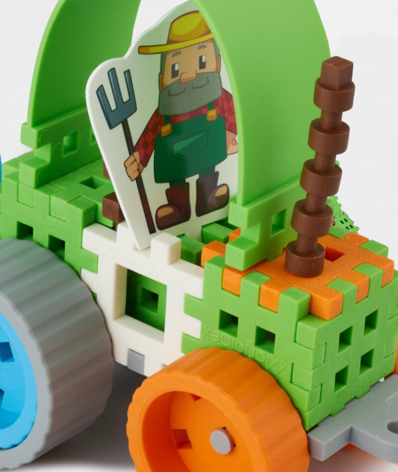 Конструктор MINI WAFFLE "FARMER" ФЕРМЕР (83 деталі) Marioinex (5903033902554) (438974) - Зображення 9