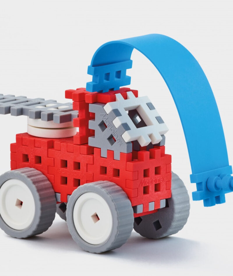 Конструктор MINI WAFFLE "FIREMAN" ПОЖЕЖНИК (38 деталей) Marioinex (5903033902516) (438970) - Зображення 7