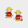 Конструктор MINI WAFFLE "FIREMAN" ПОЖЕЖНИК (38 деталей) Marioinex (5903033902516) (438970) - Зображення 8