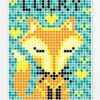 Картина за номерами з наліпками в тубусі "Лисичка" 33х48 1200 стікерів Ідейка (4820129201838) (351240) - Зображення 3