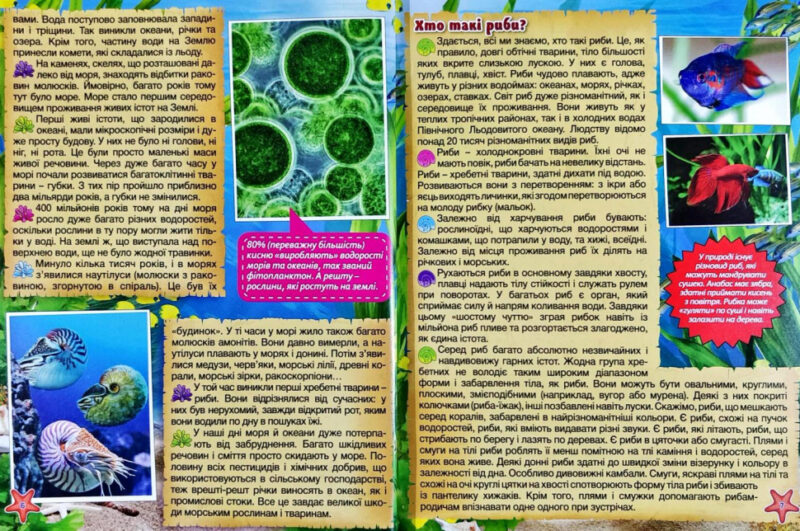 Підводний світ Велика книга Дитяча енциклопедія (Укр) Глорія (9786175368602) (307651) - Зображення 3