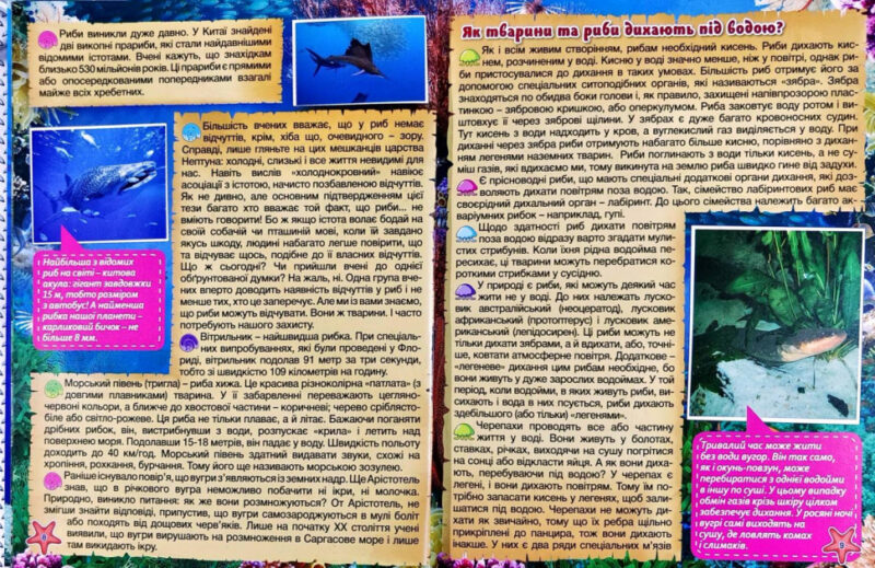 Підводний світ Велика книга Дитяча енциклопедія (Укр) Глорія (9786175368602) (307651) - Зображення 4