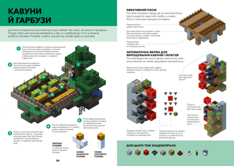 Minecraft. Довідник фермера (Укр) Артбукс (9786177688678) (437635) - Зображення 4