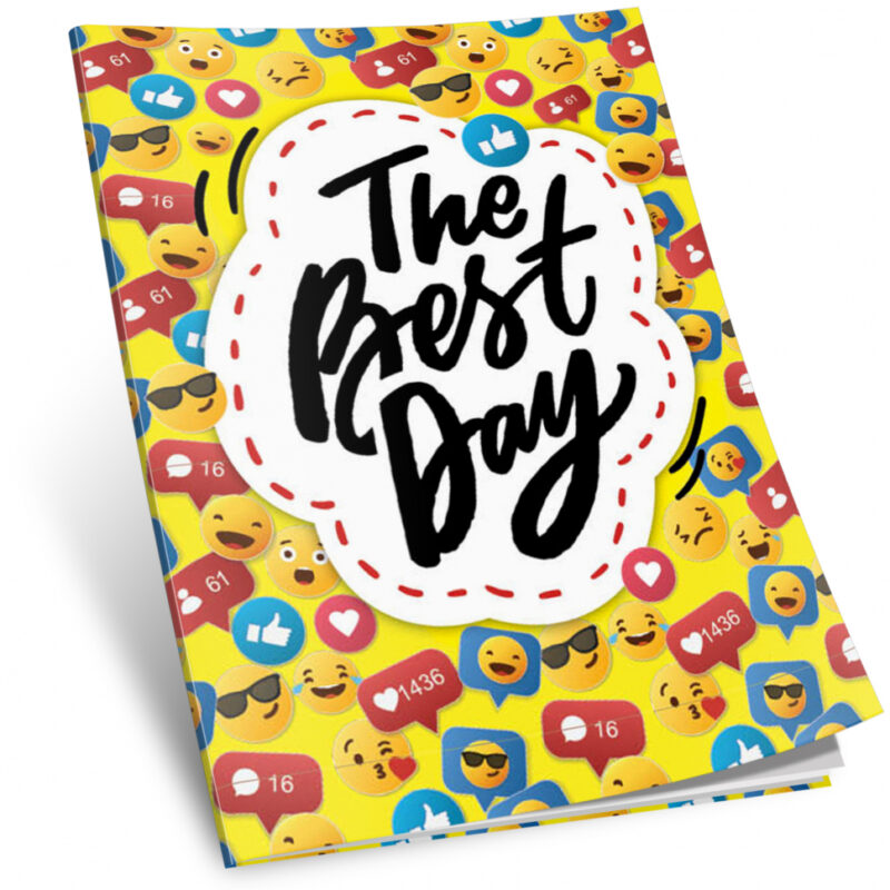 Блокнот А4 The best day 48 аркушів Клітинка (Укр) Ч1291021 (9789667499372) (350967)