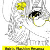 #girls#fashion#manga. Книги для дозвілля. Розмальовка (Укр) Жорж Z101067У (9786177853212) (449334)