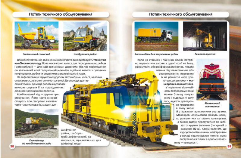 Енциклопедія Світ навколо нас. Залізнична техніка (Укр) Кристал Бук (9789669877529) (457070) - Зображення 3