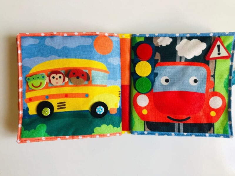 Фетрова книжка Машинка. Перша книга малюка. Bambini (9789664403662) (458177) - Зображення 7