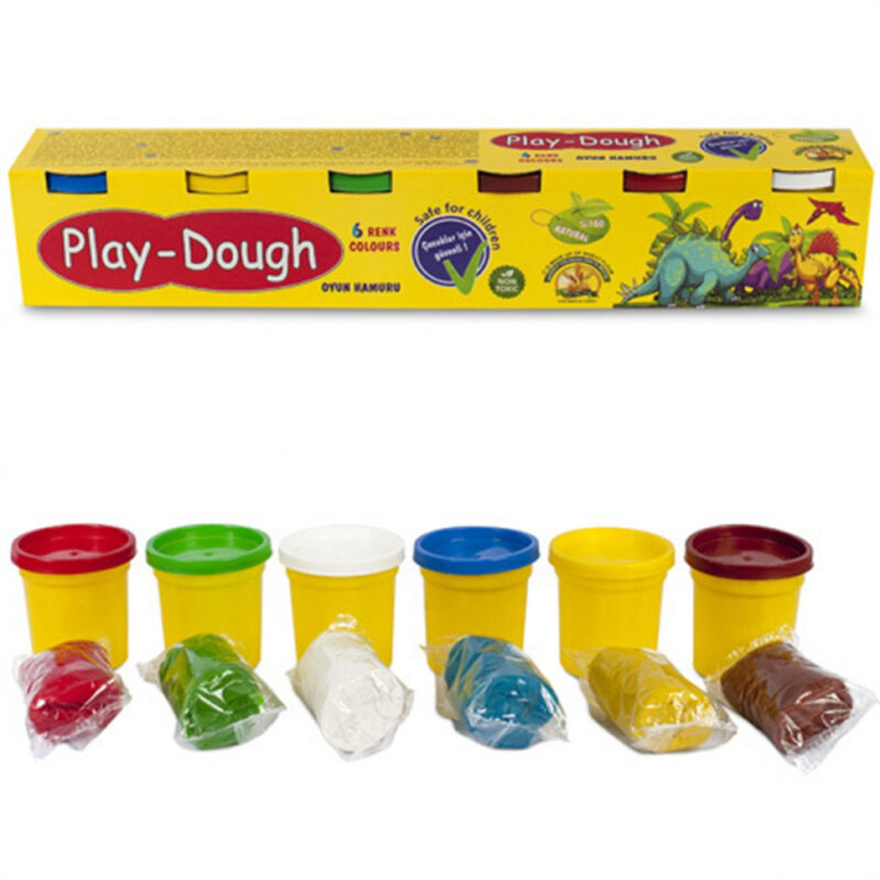Маса для ліпки 6 цветов мікс 6X100г. Play Dough (8680275690117) (460942) - Зображення 2