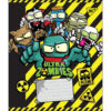 Зошит учнівський 12 аркушів, клітинка YES /764496/ "ULTRA ZOMBIES" (463557) - Зображення 5