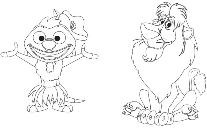 Disney Маля. Гра з кольором. Король Лев (Укр) Ранок ЛП1426001У (9789667503888) (461284) - Зображення 2