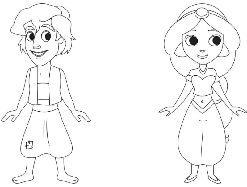 Disney Маля. Гра з кольором. Аладдін (Укр) ЛП1426003У (9789667503932) (461288) - Зображення 3