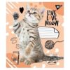 Зошит учнівський YES 12 аркушів, коса лінія без д/л /765502/ "Live love meow" (463842) - Зображення 2