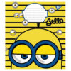 Зошит учнівський YES 12 аркушів, коса лінія /765594/ "Miniontastic" (463846) - Зображення 4