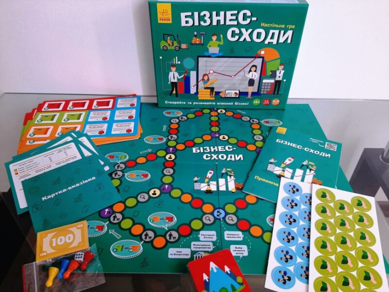 Бізнес - сходи. Настільна гра. 12 + (Укр) Ранок РЛ902037У (4823076149727) (457174) - Зображення 3