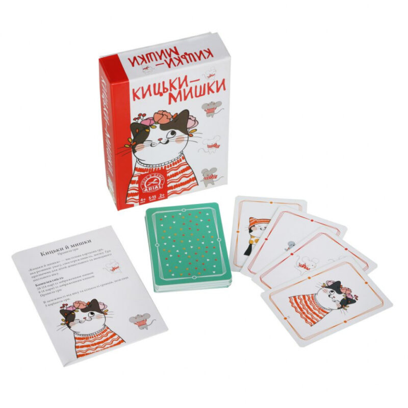 Настільна гра. Кицьки мишки (Укр) Arial (4820059911586) (468928) - Зображення 2