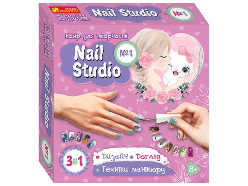 Набір для творчості Nail studio №1 (Укр) Ranok-Сreative 10100537У (4823076151119) (459851)