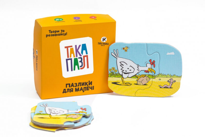 Пазлики для малечі Така Пазл Курочка (Укр) ТАКА МАКА 180001-UA (4820211960230) (471673)