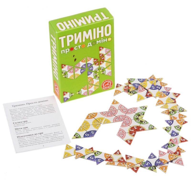 Настільна гра Просто доміно Триміно (Укр) Arial (4820059911081) (472591) - Зображення 2