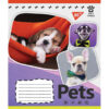 Зошит учнівський 12 аркушів, коса лінія. Pets shoot. YES 765372 (4823092244314) (474416)