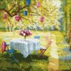 Картина за номерами "Весняні ліхтарики" 50х50 см Ідейка КНО2299 (4823104326458) (471361)