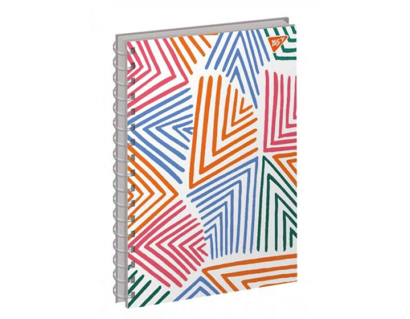 Блокнот В5. 120 сторінок. Клітинка. Крафтова обкладинка. На спіралі. Color Abstract (Укр) YES (4823092249524) (474833)