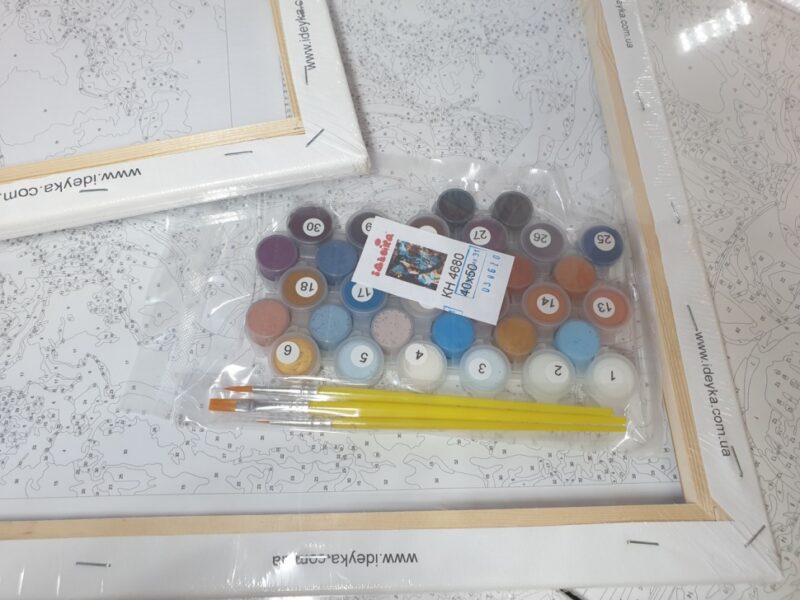 Картина за номерами "Сніданок у моря" 40х50 см Ідейка KHO2834 (4823104331605) (475851) - Зображення 2